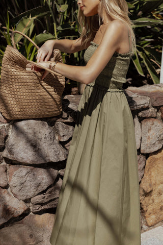 Nigella Maxi Dress - Olive Green - XL - Image 46