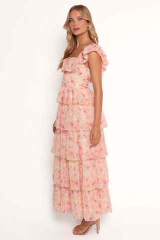 Belle Maxi Dress - Pink Floral - XL - Image 41