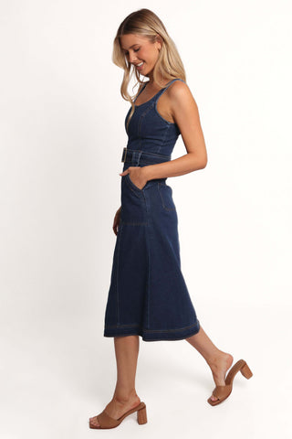 Carys Midi Dress - Denim - XL - Image 30