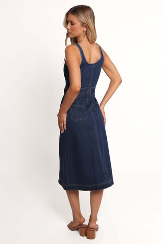 Carys Midi Dress - Denim - XL - Image 33