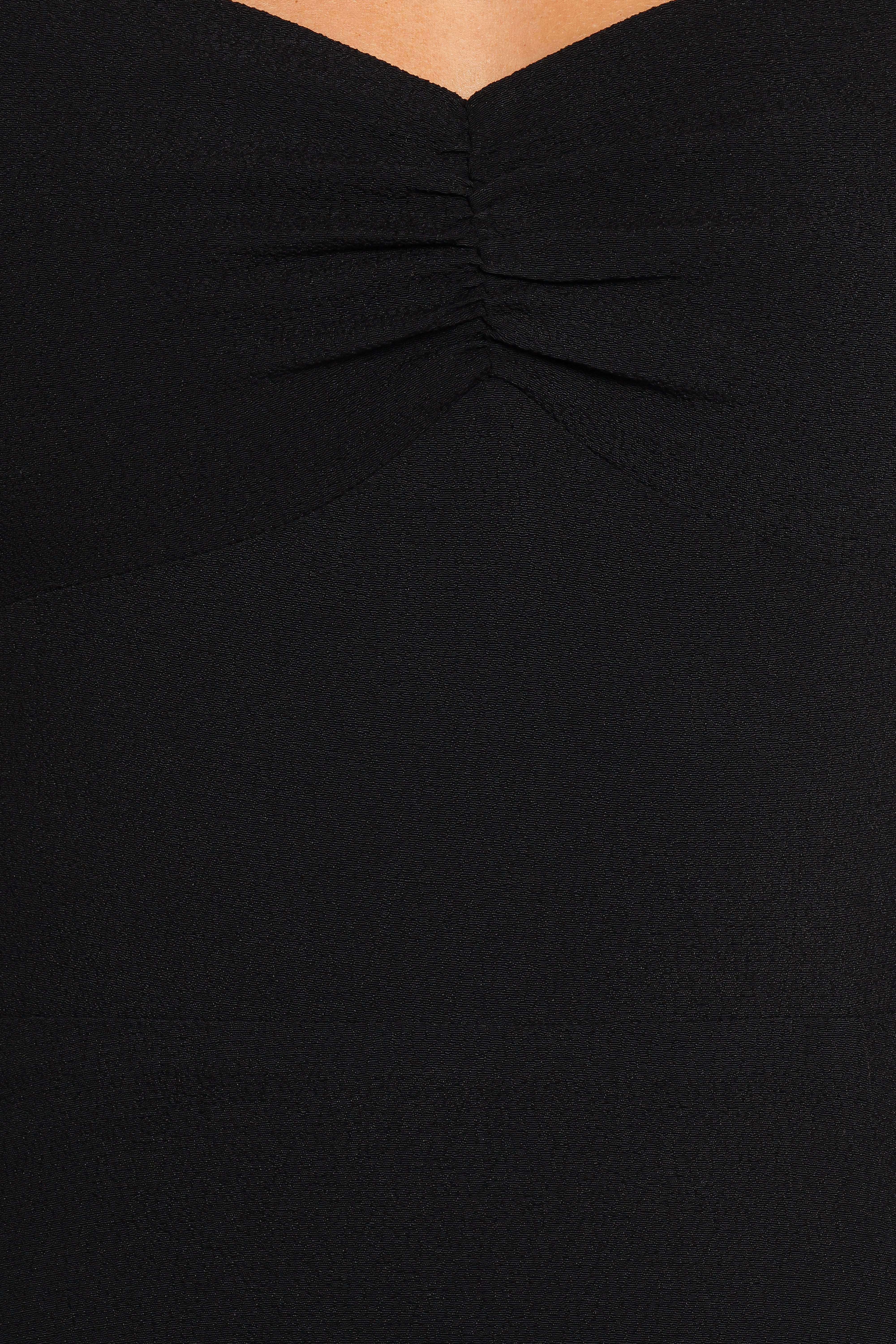 Franklin Long Sleeve Midi Dress - Black - 16 - Image 64