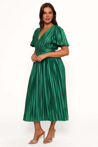 Keelah Midi Dress - Emerald Green - XL - Image 31