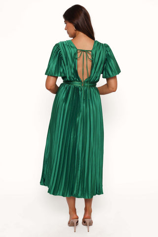 Keelah Midi Dress - Emerald Green - XL - Image 32
