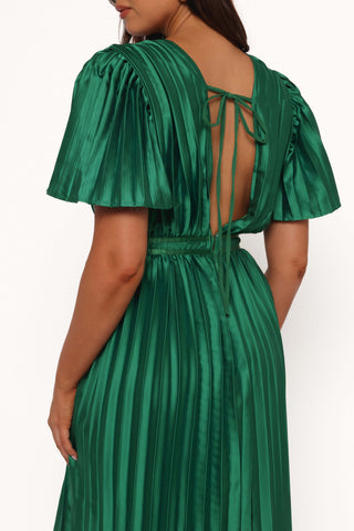 Keelah Midi Dress - Emerald Green - XL - Image 35