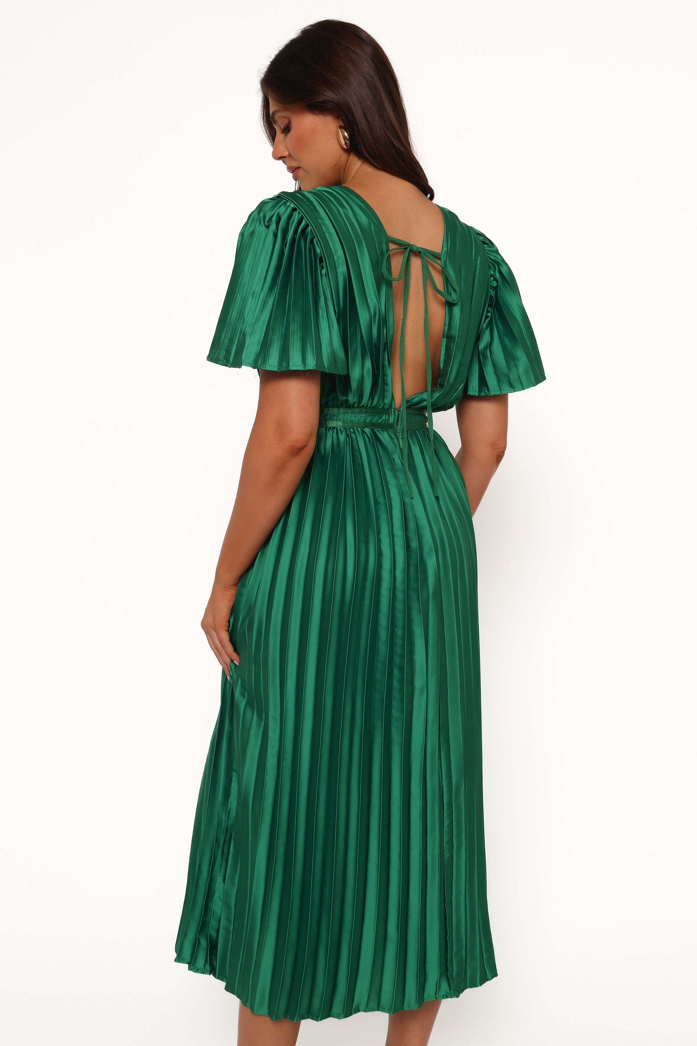 Keelah Midi Dress - Emerald Green - XL - Image 30