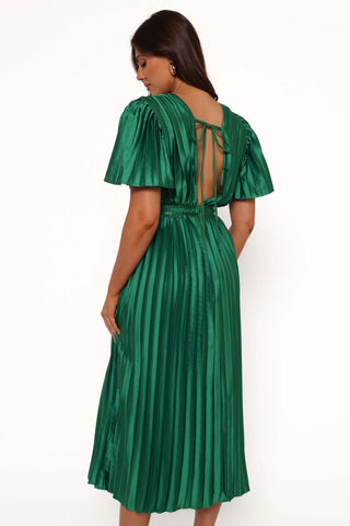 Keelah Midi Dress - Emerald Green - XL - Image 30