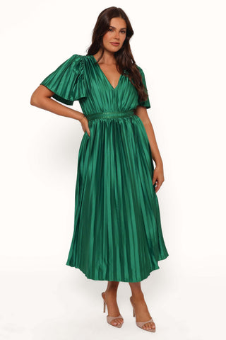Keelah Midi Dress - Emerald Green - XL - Image 33