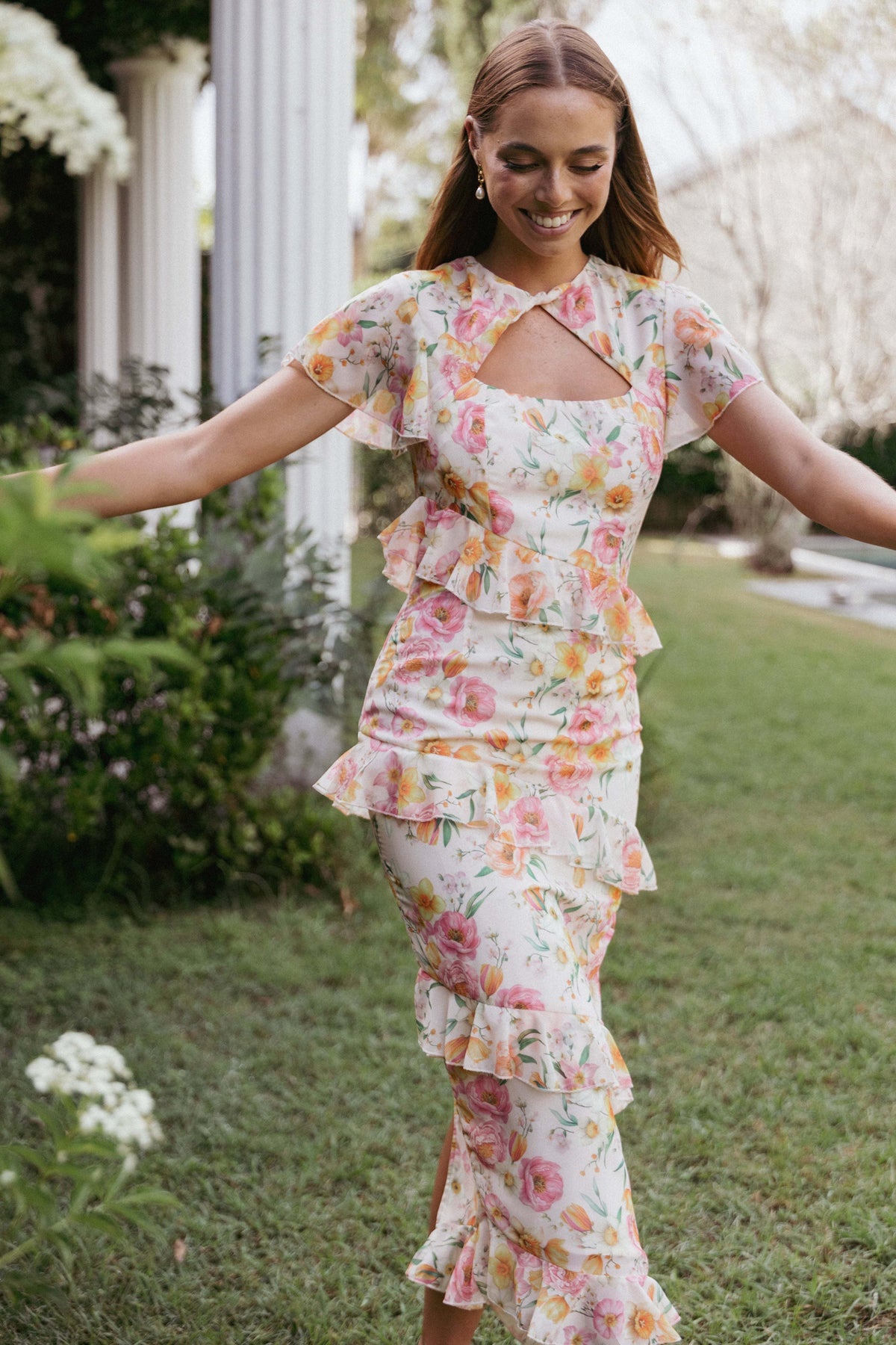 Leila Maxi Dress - Peony - 16 - Image 64