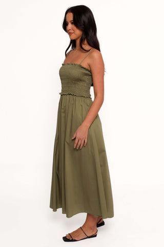 Nigella Maxi Dress - Olive Green - XL - Image 50