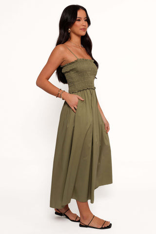 Nigella Maxi Dress - Olive Green - XL - Image 52