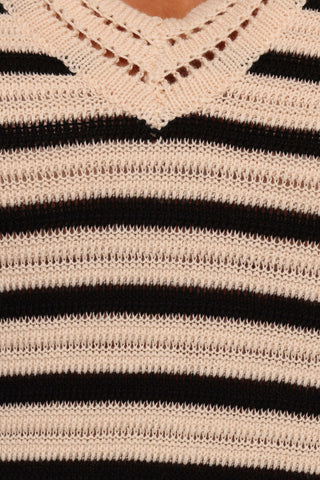 Vega Midi Dress - Black Stripe - XL - Image 40