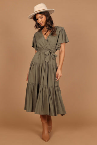 Barker Dress - Olive - XL - Image 37