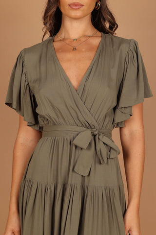 Barker Dress - Olive - XL - Image 35