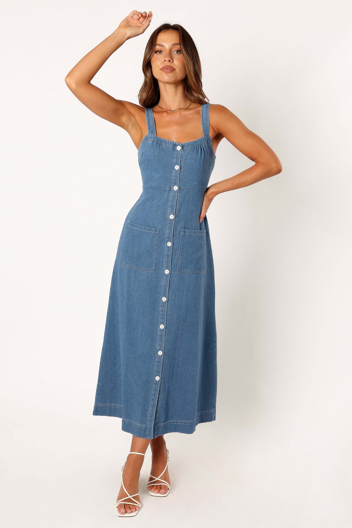 Bettie Midi Dress - Denim - XL - Image 37