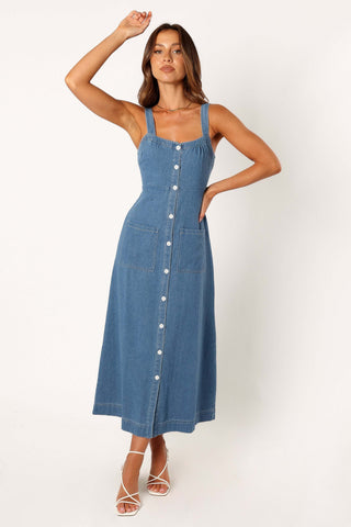 Bettie Midi Dress - Denim - XL - Image 37
