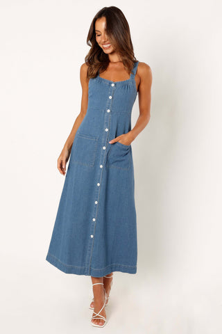 Bettie Midi Dress - Denim - XL - Image 40