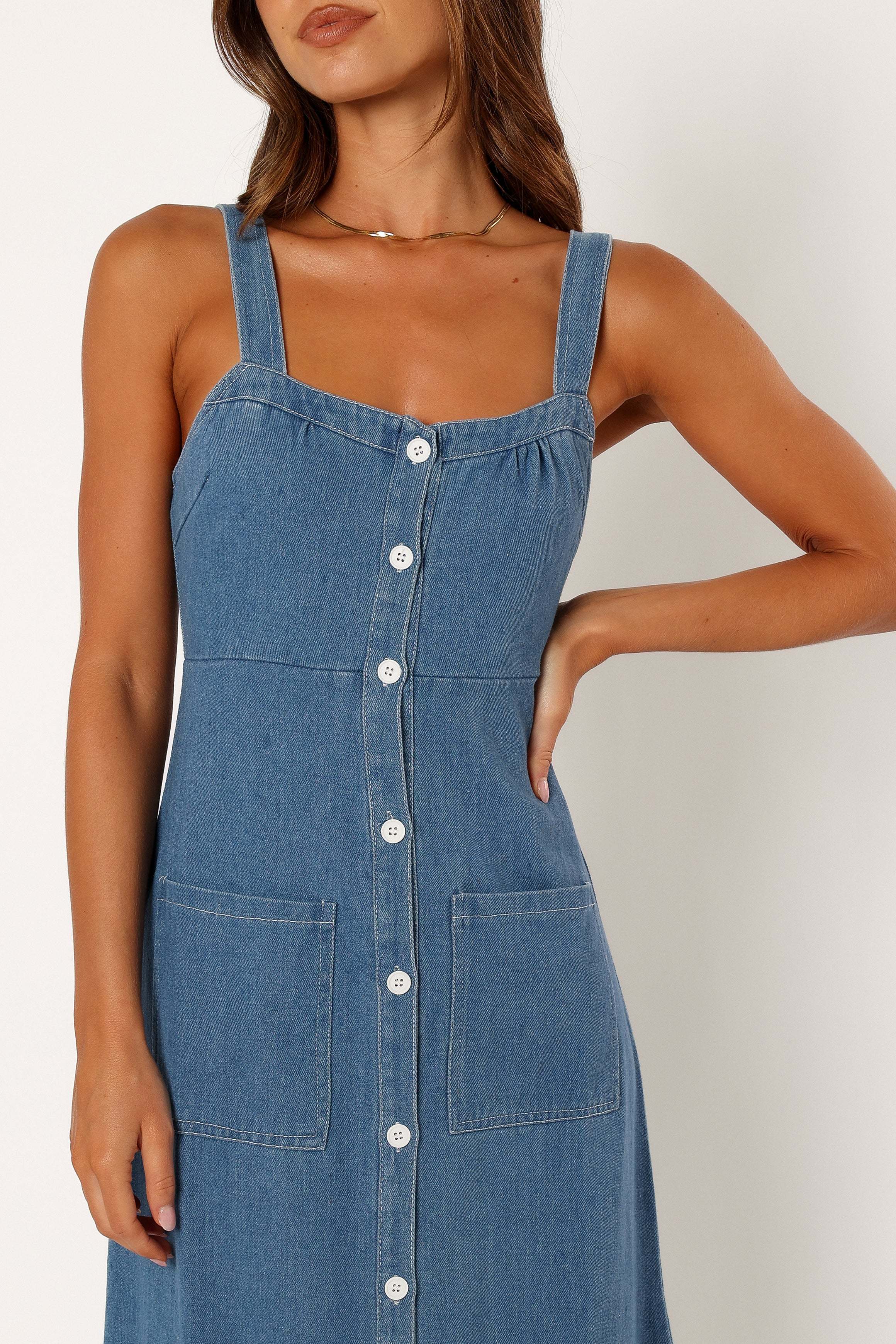 Bettie Midi Dress - Denim - XL - Image 44