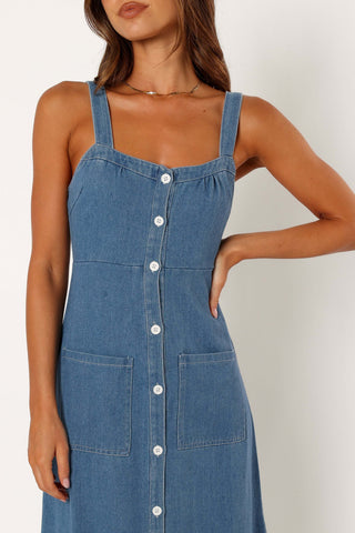 Bettie Midi Dress - Denim - XL - Image 44