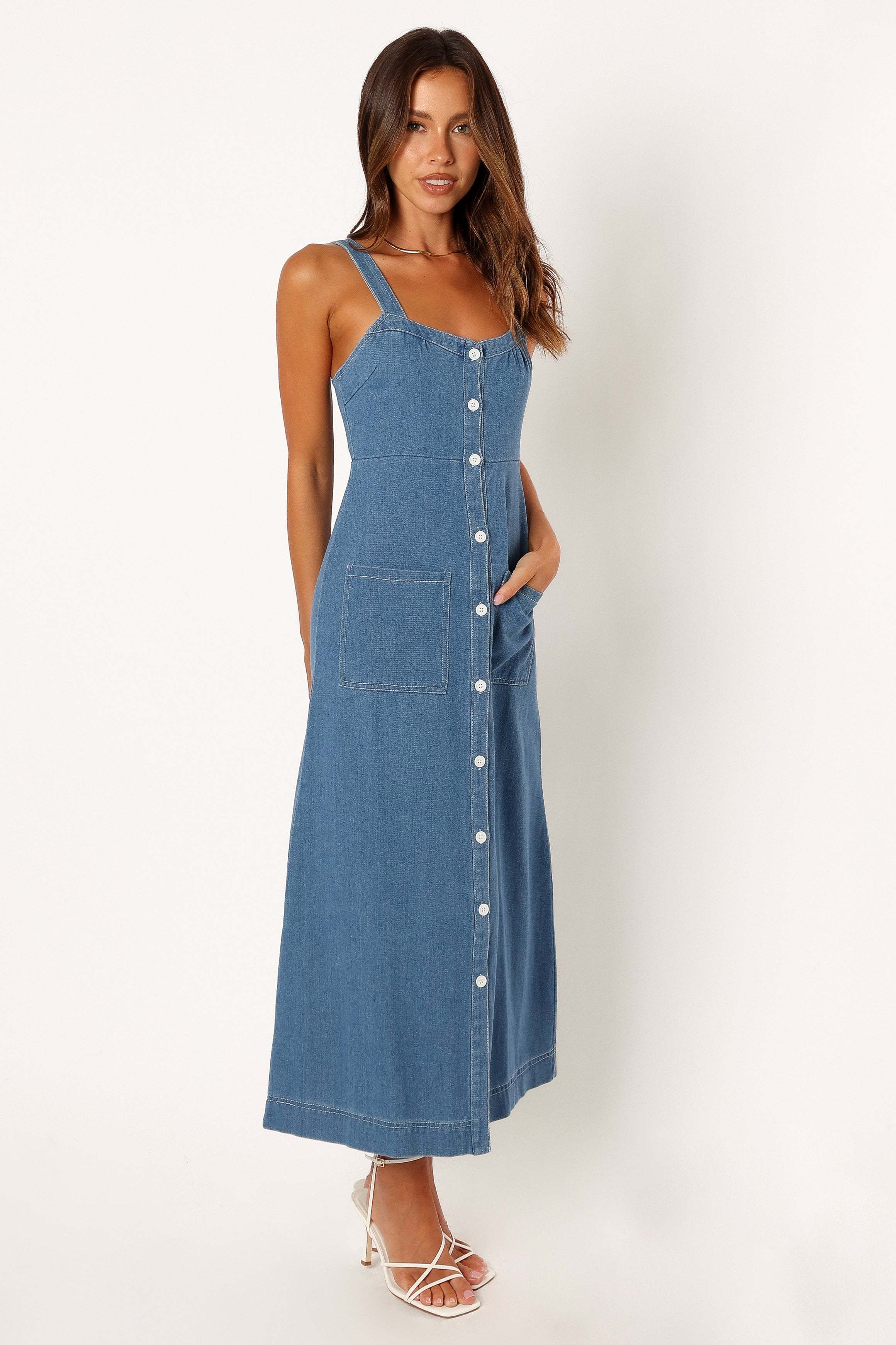 Bettie Midi Dress - Denim - XL - Image 43