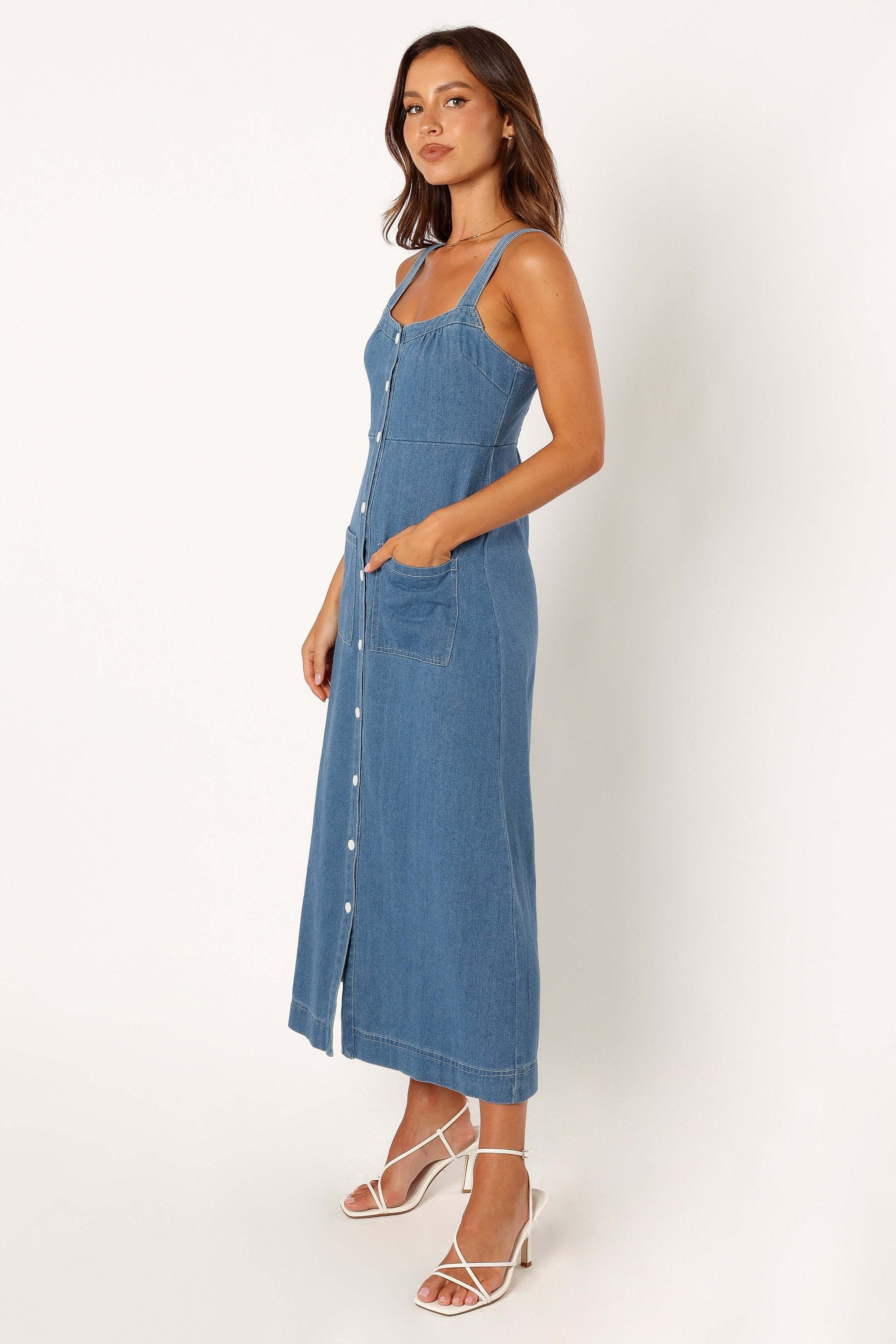 Bettie Midi Dress - Denim - XL - Image 41