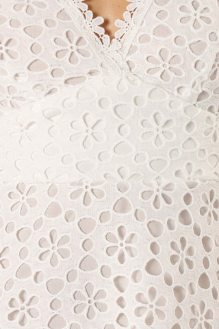 Camellia Midi Dress - White - XL - Image 45
