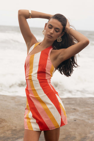 Silanzo Mini Dress - Pink Stripe - XL - Image 38
