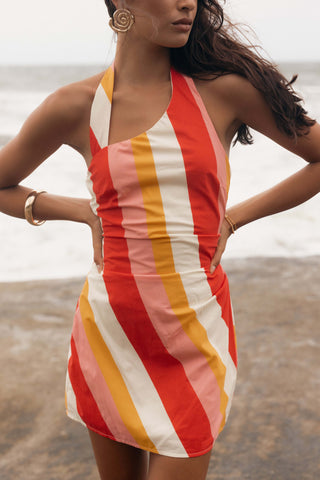 Silanzo Mini Dress - Pink Stripe - XL - Image 37